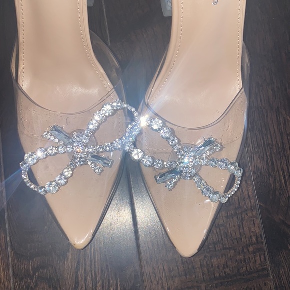 Dolls kill diamond studded sling back heels - Picture 3 of 4